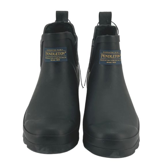 Pendleton | Women's Lined Rubber Chelsea Boots | Black | Various Sizes - Picture 2 of 7